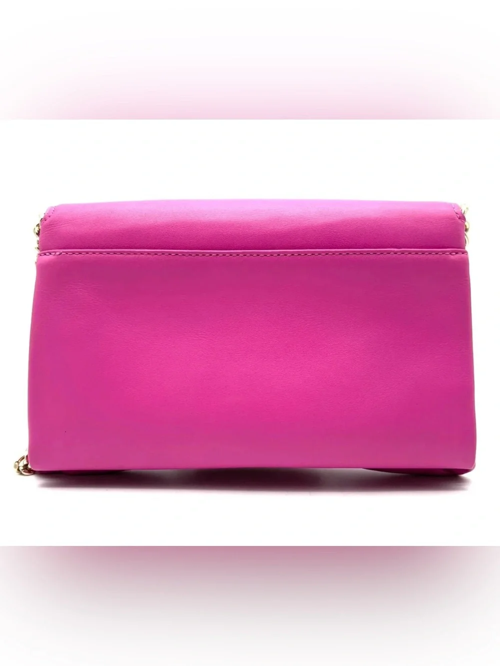 Like new! kate spade Milly Bow Flap Crossbody Pink Leather Chain Mini Bag Party